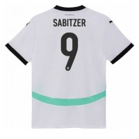 Maglie da calcio Austria Marcel Sabitzer #9 Seconda Maglia Europei 2024 Manica Corta